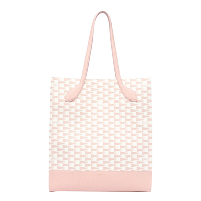 Shop Bally Pennant Logo Printed Tote Bag In Pink
