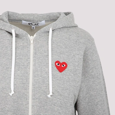 Shop Comme Des Garçons Play Sweatshirt In Grey