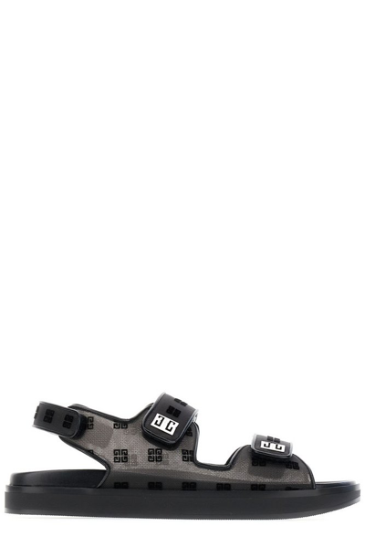 Shop Givenchy 4g Open Toe Sandals In Black