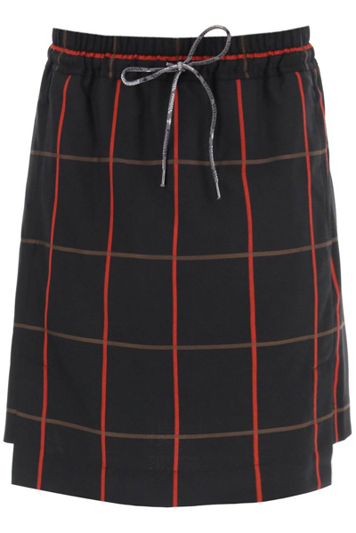 Shop Vivienne Westwood Checked Drawstring Mini Kilt In Multi