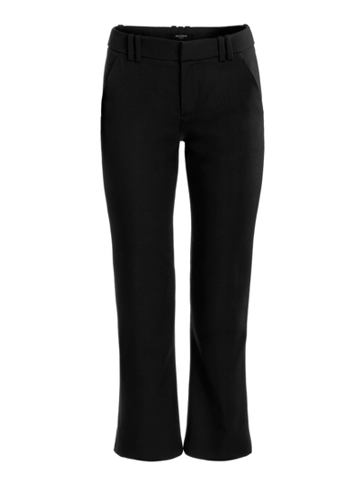 Shop Balmain Flared Cropped Trousers In Black