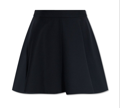 Shop Loewe Flared Skirt In Black