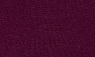 Halogen Button Cuff Cotton Blend Sweater In Deep Ruby