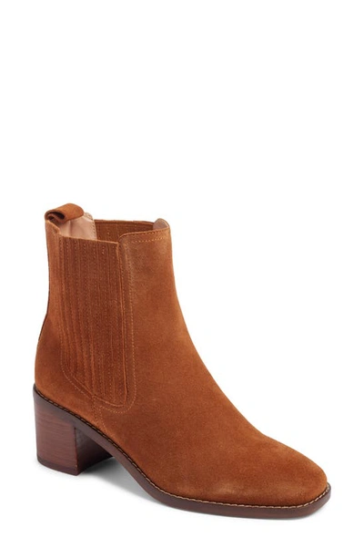 Nordstrom Hazina Chelsea Boot In Tan Chestnut