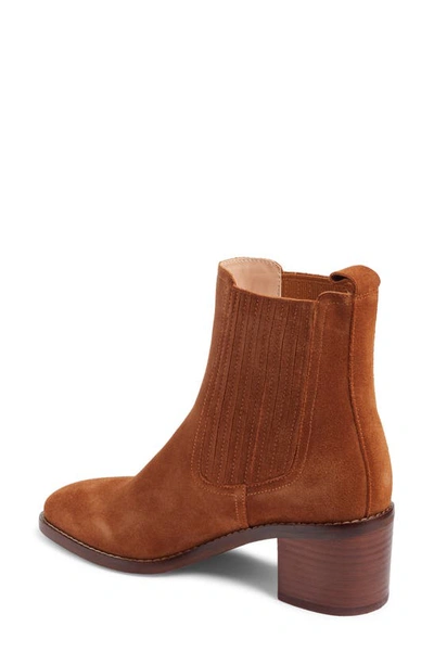 Nordstrom Hazina Chelsea Boot In Tan Chestnut