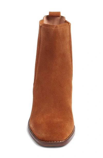 Nordstrom Hazina Chelsea Boot In Tan Chestnut