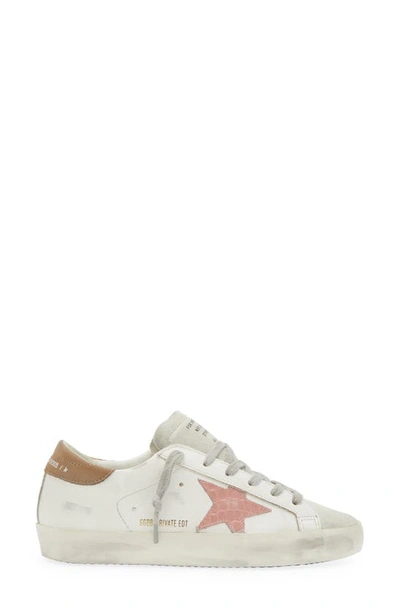 Golden Goose Super-star Low Top Sneaker In White Multi