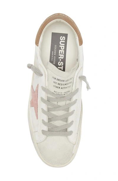 Golden Goose Super-star Low Top Sneaker In White Multi