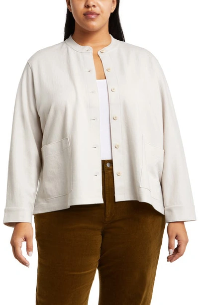 Eileen fisher shop mandarin collar jacket