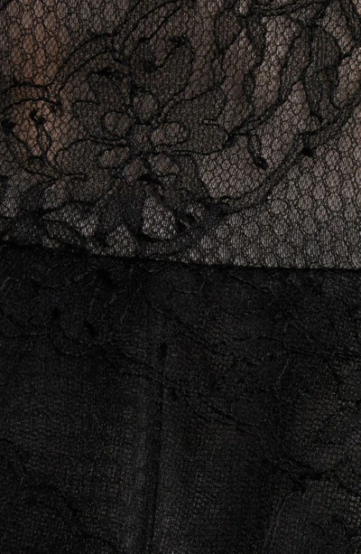 Shop Giambattista Valli Chantilly Lace Ball Gown In Black