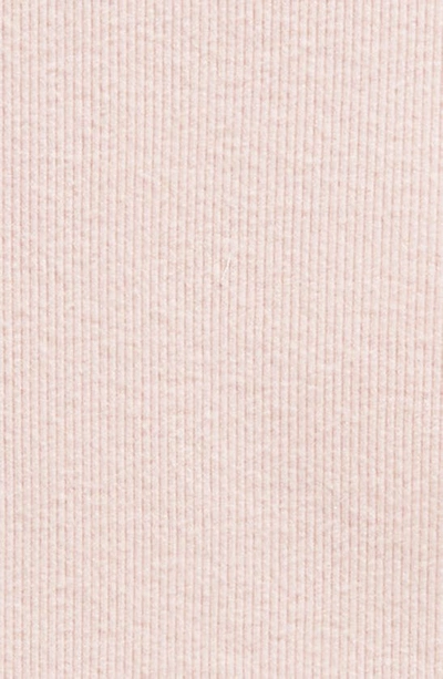 Shop Nordstrom Kids' Rib Shoulder Ruffle Long Sleeve T-shirt In Pink Lotus