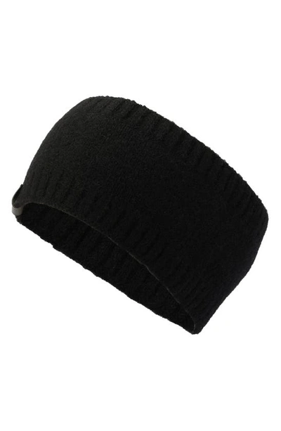 Shop Allsaints Brushed Knit Headband In Black
