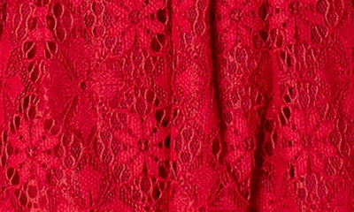 Shop Popatu Sleeveless Lace Dress In Burgundy