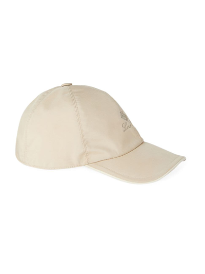Shop Loro Piana Men's Wind Baseball Hat In Sand Shell Ivory