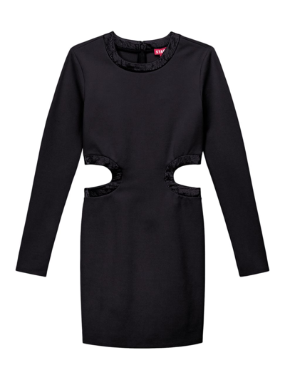 Shop Staud Women's Dolce Cut-out Minidress In Black Black