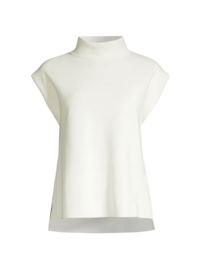 Shop Ginger & Smart Women's Cosmos Cap-sleeve Cotton Top In White