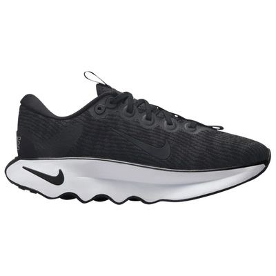 Nike Motiva Road Runner Walking Shoe In Anthracite/black/black