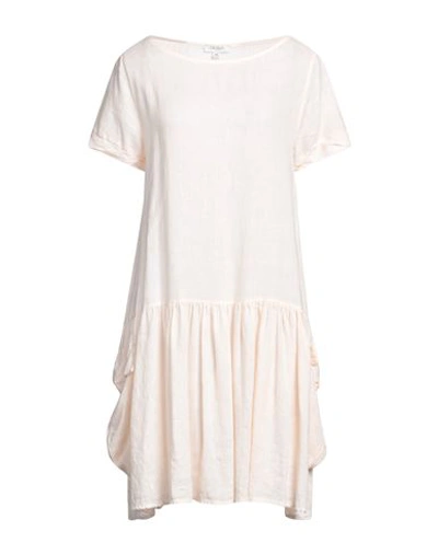 Shop Crossley Woman Mini Dress Light Pink Size Xs Linen
