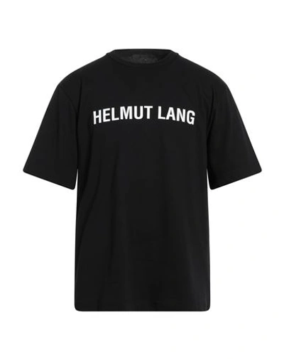Shop Helmut Lang Man T-shirt Black Size M Cotton
