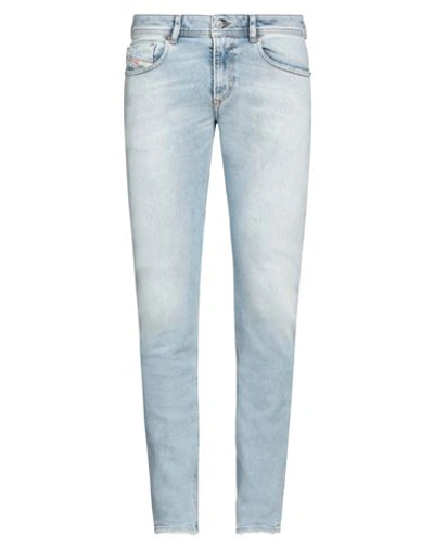 Shop Diesel Man Jeans Blue Size 33w-32l Cotton, Elastane