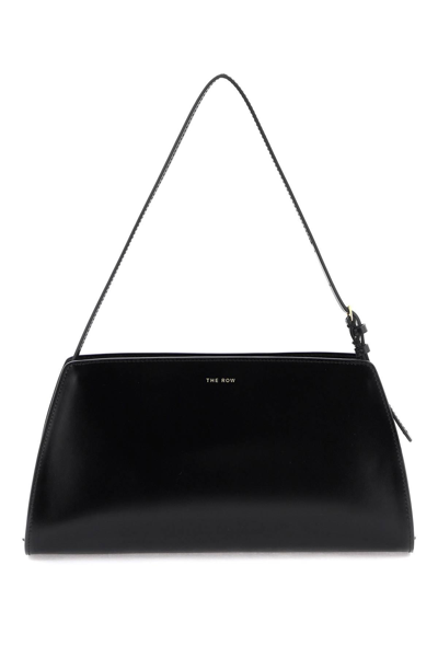 Shop The Row Leather Dalia Baguette Shoulder Bag In Black