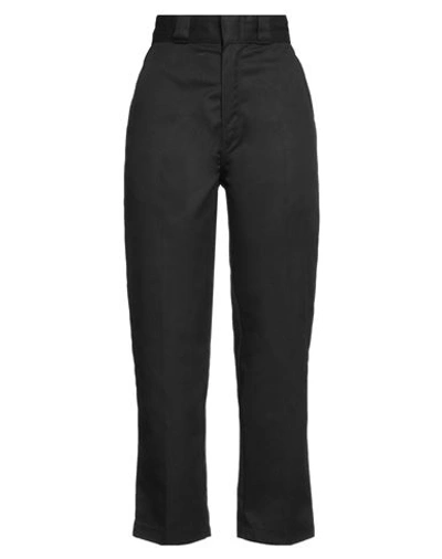 Dickies Woman Pants Black Size 31 Polyester, Cotton In Black