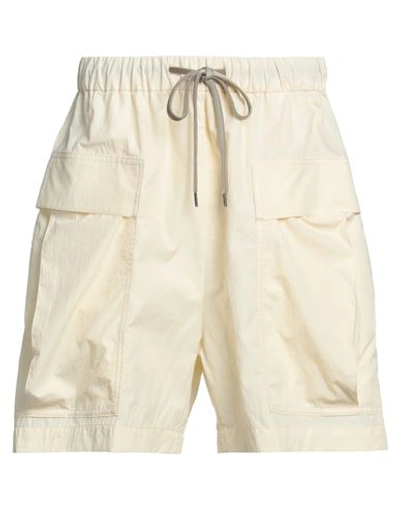 Shop Covert Man Shorts & Bermuda Shorts Cream Size M Nylon, Cotton In White