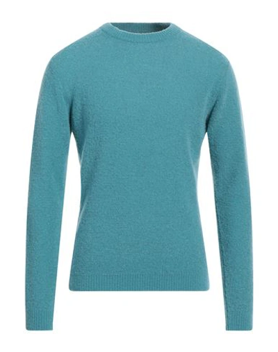 Shop Wool & Co Man Sweater Pastel Blue Size M Wool, Polyamide