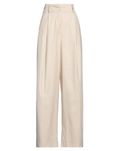 Shop Daniele Fiesoli Woman Pants Off White Size 4 Cotton, Nylon, Elastane