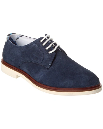 Shop Paisley & Gray Bromfield Suede Loafer In Blue