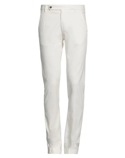 Shop Berwich Man Pants White Size 28 Cotton, Lycra, Elastane