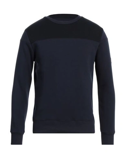 Shop Three Stroke Man Sweatshirt Midnight Blue Size S Cotton, Polyester