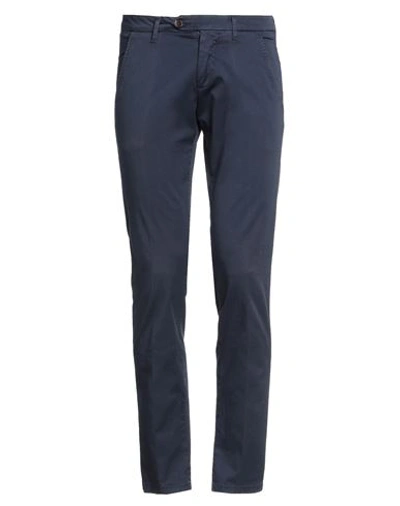 Roy Rogers Roÿ Roger's Man Pants Navy Size 35 Cotton, Elastane In Navy Blue