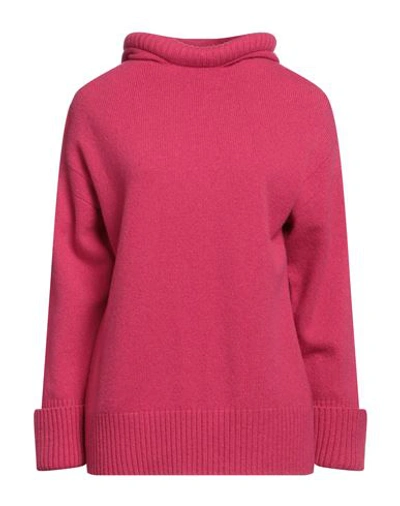 Shop Federica Tosi Woman Sweater Magenta Size 4 Virgin Wool, Cashmere