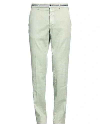 Shop Mason's Man Pants Sage Green Size 38 Linen, Cotton, Elastane
