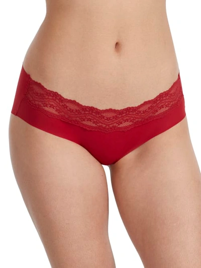 Shop B.tempt'd By Wacoal B.bare Hipster In Haute Red