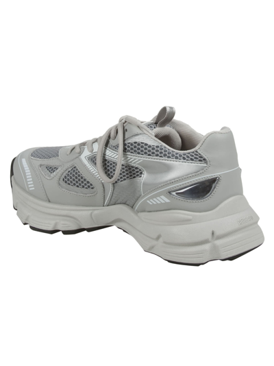 Shop Axel Arigato Marathon Runner Sneakers In Silver