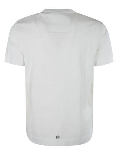 Shop Givenchy Slim Fit Logo T-shirt In White