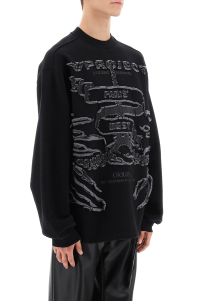 Shop Y/project Paris Best Sweatshirt In Black (black)