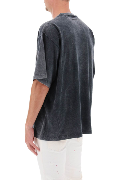 Shop Dsquared2 Iron Fit T-shirt In Charcoal (grey)