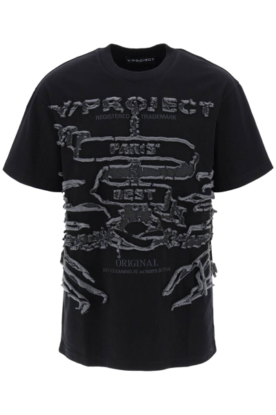 Shop Y/project Paris Best T-shirt In Black (black)