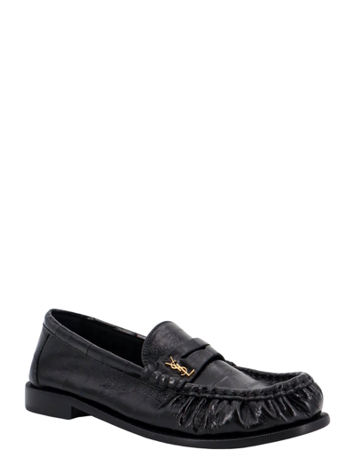 Shop Saint Laurent Le Loafer In Black