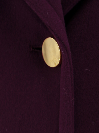 Shop Tagliatore Christie Coat In Purple