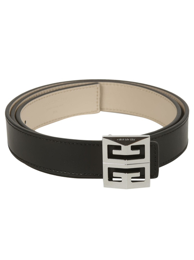 Shop Givenchy 4g 26mm Reversible Belt In Black