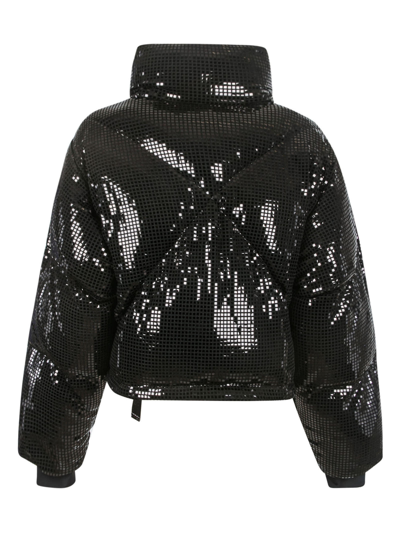 Shop Shoreditch Ski Club Disco Puffer Jacket In Black