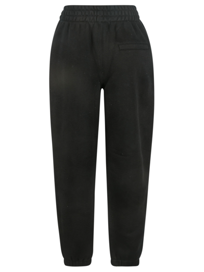 Shop Alexander Wang Essential Terry Classic Track Pants In Black