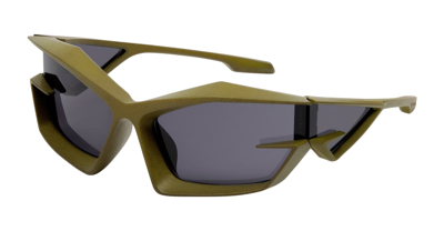Shop Givenchy Gv40049i - Matte Kaki Green Sunglasses In Green Matte