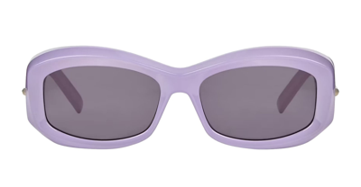 Shop Givenchy Gv40044u - Violet Sunglasses