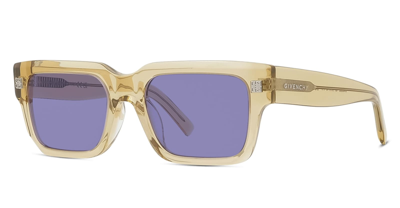 Shop Givenchy Gv40039u - Transparent Cream Sunglasses In Transparent Beige