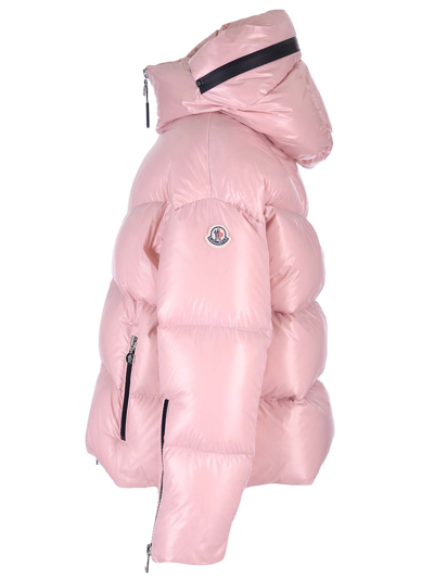 Shop Moncler Huppe Down Jacket In Rose